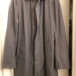 Banana republic long coat medium men